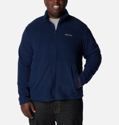 Men's Columbia Back Bowl Fleece Lightweight-Ancient Fossil Collegiate Navy  White - Sklep internetowy