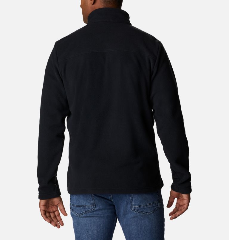 Men's Castle Dale Full Zip Fleece Jacket - Tall, Color: Black, image 2