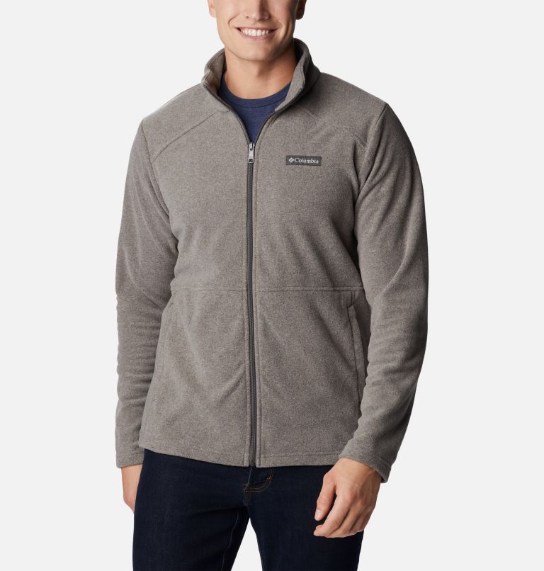 Men's Castle Dale Full Zip Fleece Jacket - Tall, Color: Charcoal Heather, image 1