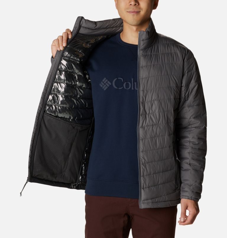 Thumbnail: Men's Slope Edge Jacket, Color: City Grey, image 5