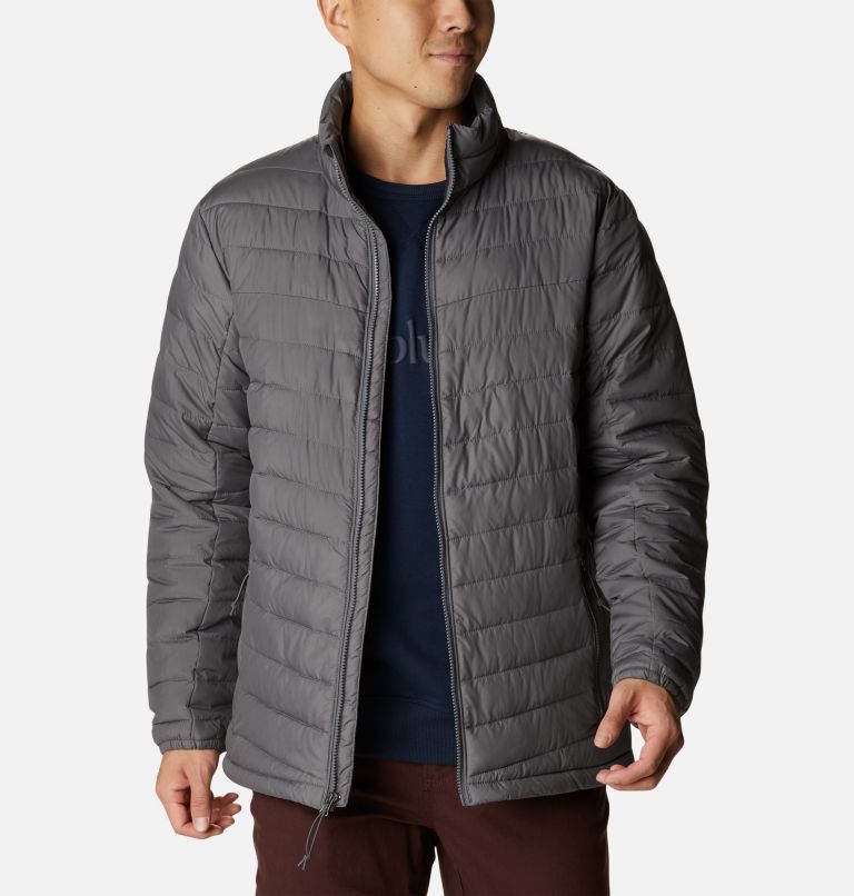 Men's Slope Edge Jacket, Color: City Grey, image 8