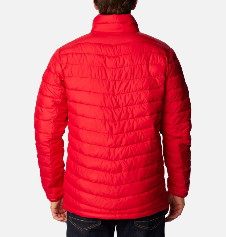 Men's Slope Edge Insulated Jacket, Color: Mountain Red, image 2