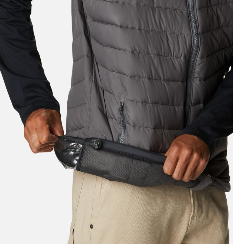 Men's Slope Edge Vest, Color: City Grey, image 8