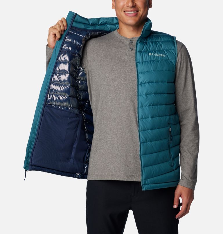 Men's Slope Edge Vest, Color: Cloudburst, image 5