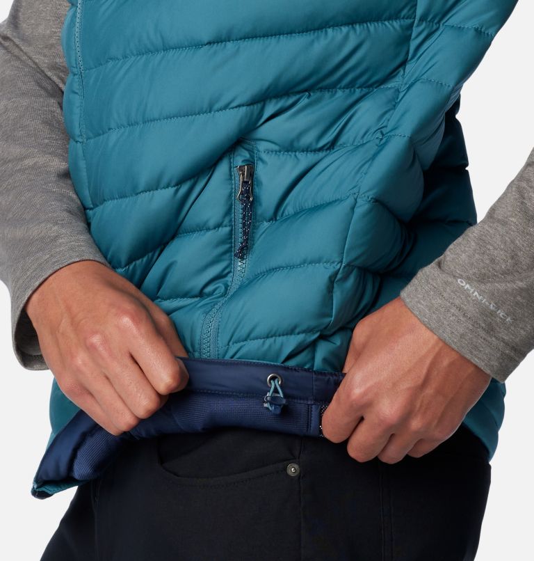 Men's Slope Edge Vest, Color: Cloudburst, image 8