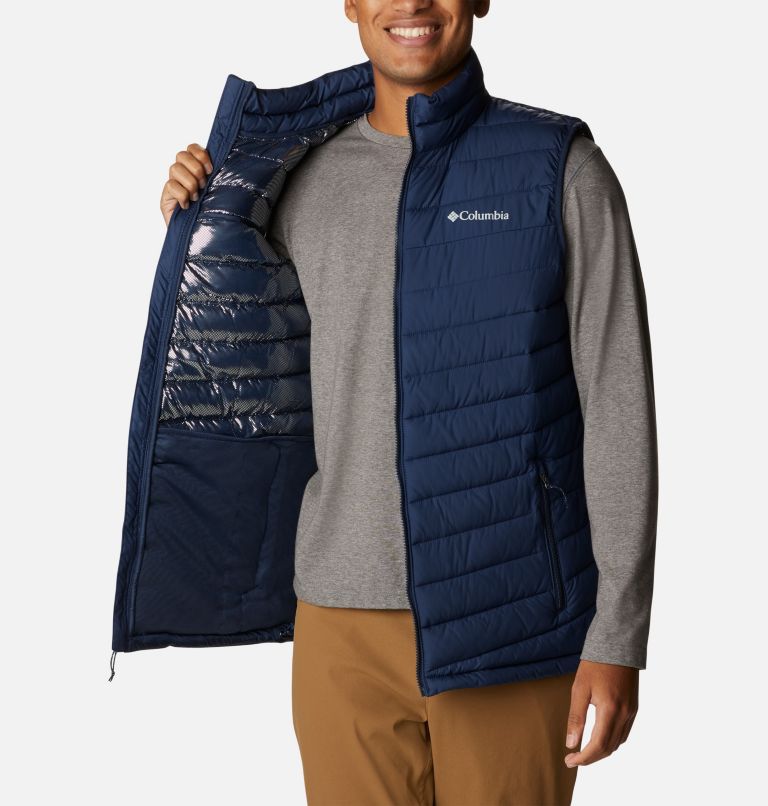 Men's Slope Edge Vest, Color: Collegiate Navy