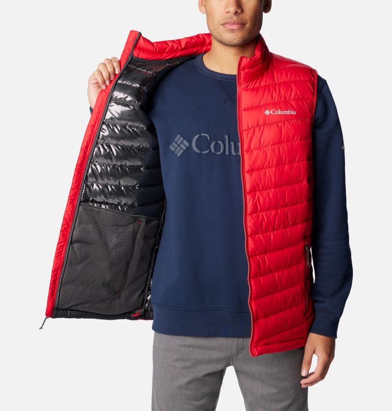 Thumbnail: Men's Slope Edge Vest, Color: Mountain Red, image 5