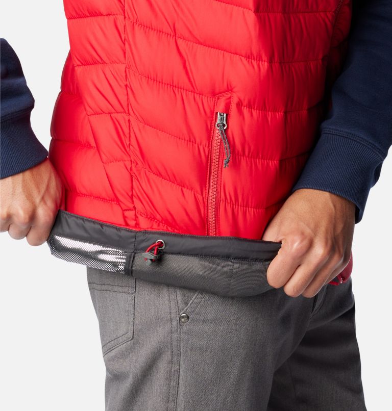 Men's Slope Edge Vest, Color: Mountain Red, image 8