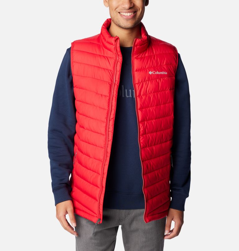 Men's Slope Edge Vest, Color: Mountain Red, image 9