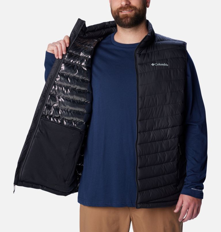 Thumbnail: Men's Slope Edge Vest - Big, Color: Black, image 5