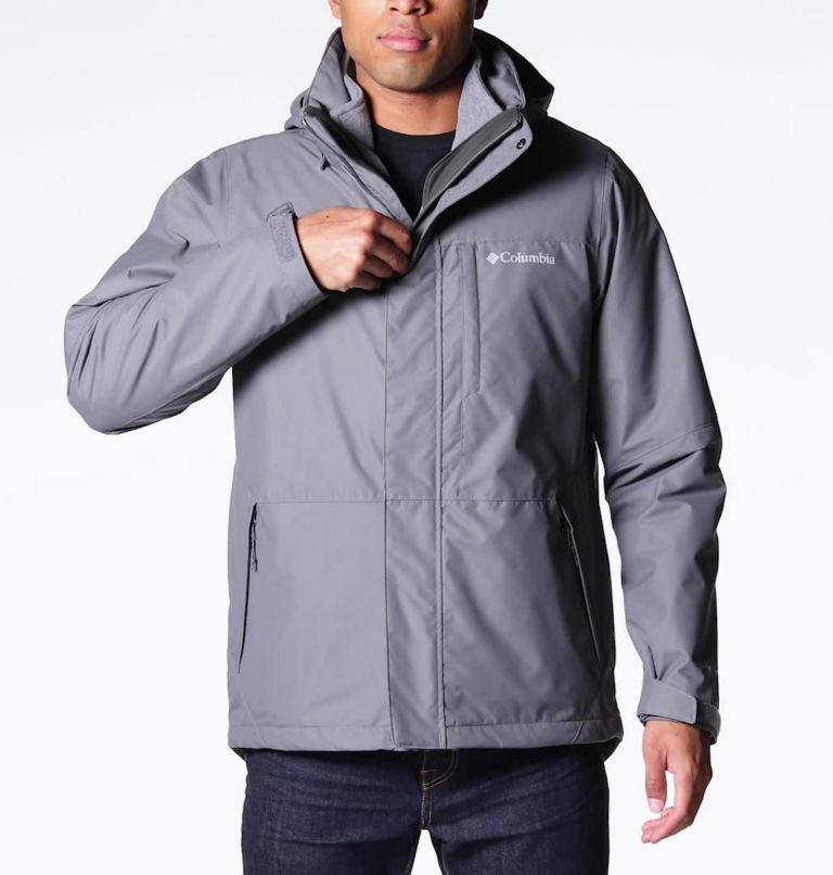 Thumbnail: Men's Gulfport Interchange Jacket, Color: City Grey, image 2