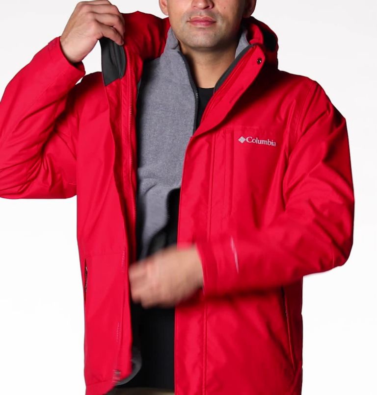 Men's Gulfport Interchange Jacket, Color: Mountain Red