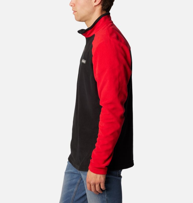 Lake Aloha Half Zip Fleece | 012 | XXL, Color: Black, Mountain Red, image 3