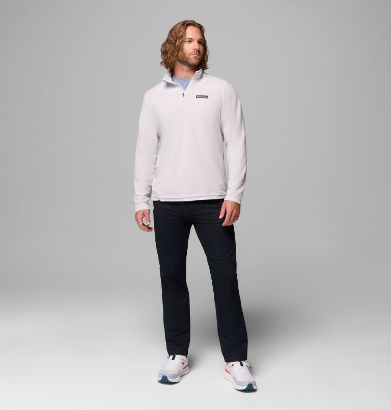 Men's Lake Aloha Half Zip Fleece, Color: Nimbus Grey, image 2