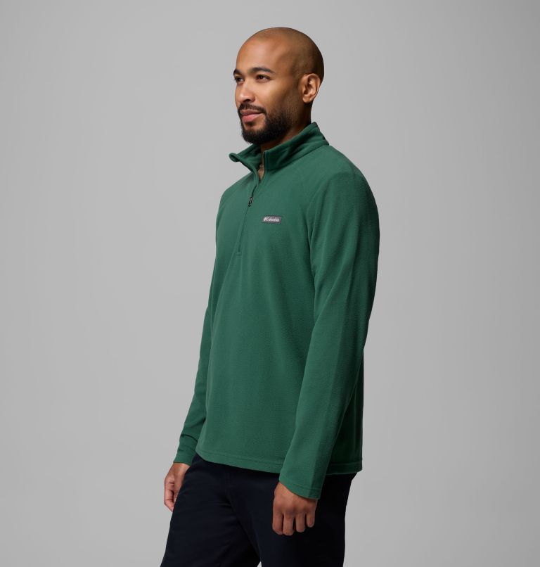 Men's Lake Aloha Half Zip Fleece Pullover, Color: Rain Forest, image 4