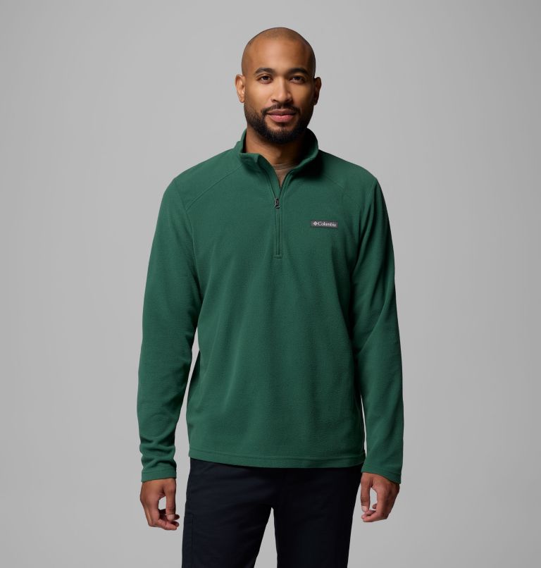 Men's Lake Aloha Half Zip Fleece Pullover, Color: Rain Forest, image 1