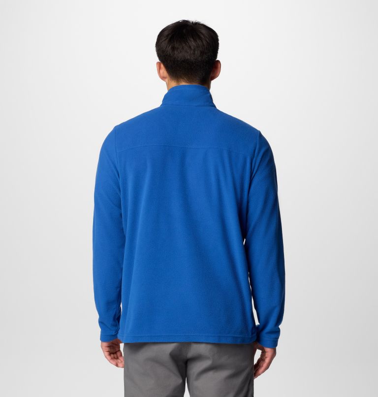 Men's Lake Aloha Half Zip Fleece Pullover, Color: Mountain Blue, image 2