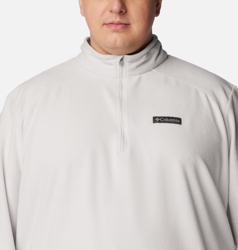 Men's Lake Aloha Half Zip Fleece Pullover - Big, Color: Nimbus Grey, image 4