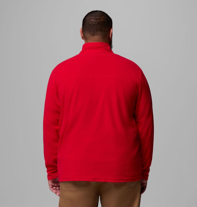 Men's Lake Aloha Half Zip Fleece Pullover - Big, Color: Mountain Red, image 3
