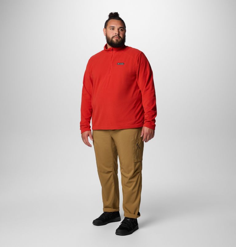 Men's Lake Aloha Half Zip Fleece Pullover - Big, Color: Sail Red, image 3