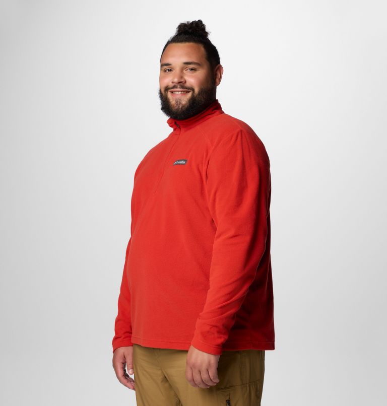 Men's Lake Aloha Half Zip Fleece Pullover - Big, Color: Sail Red, image 4