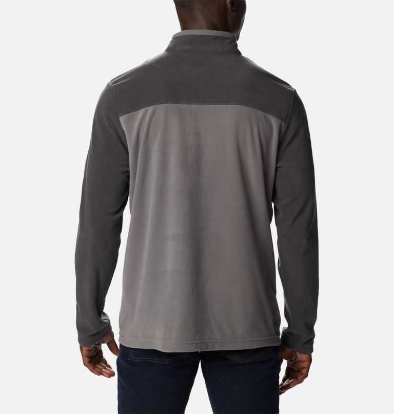 Men's Lake Aloha Half Zip Fleece Pullover - Tall, Color: City Grey, Shark, image 2