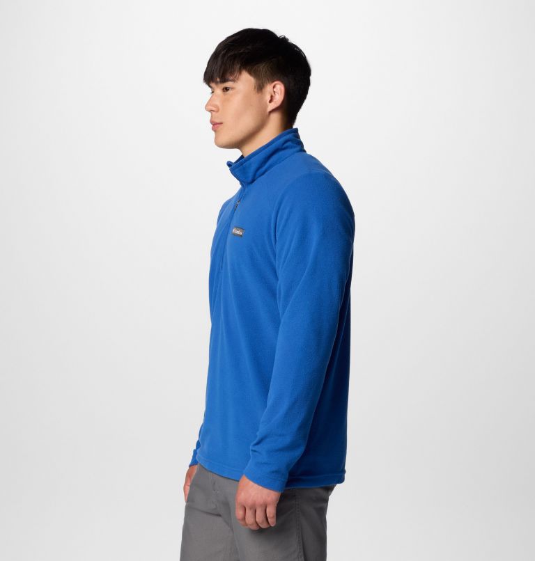 Men's Lake Aloha Half Zip Fleece Pullover - Tall, Color: Mountain Blue, image 4