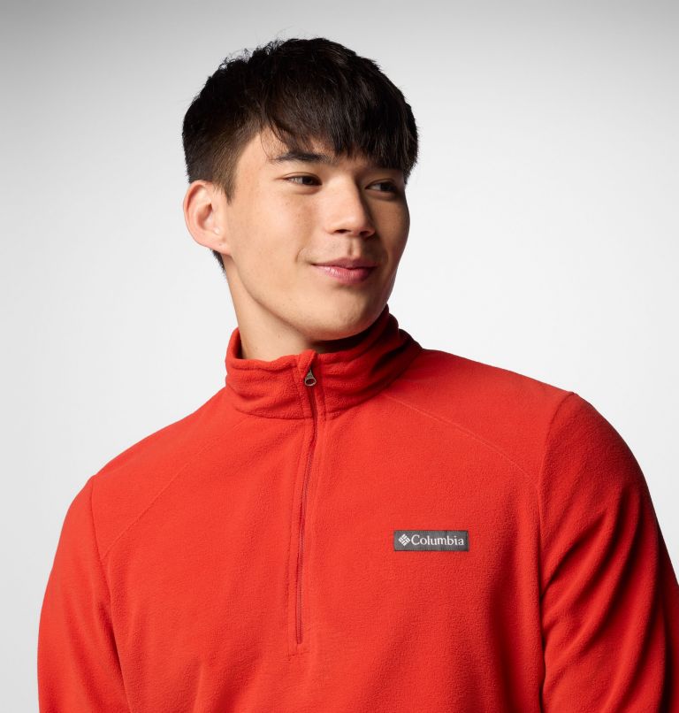 Men's Lake Aloha Half Zip Fleece Pullover - Tall, Color: Sail Red, image 5