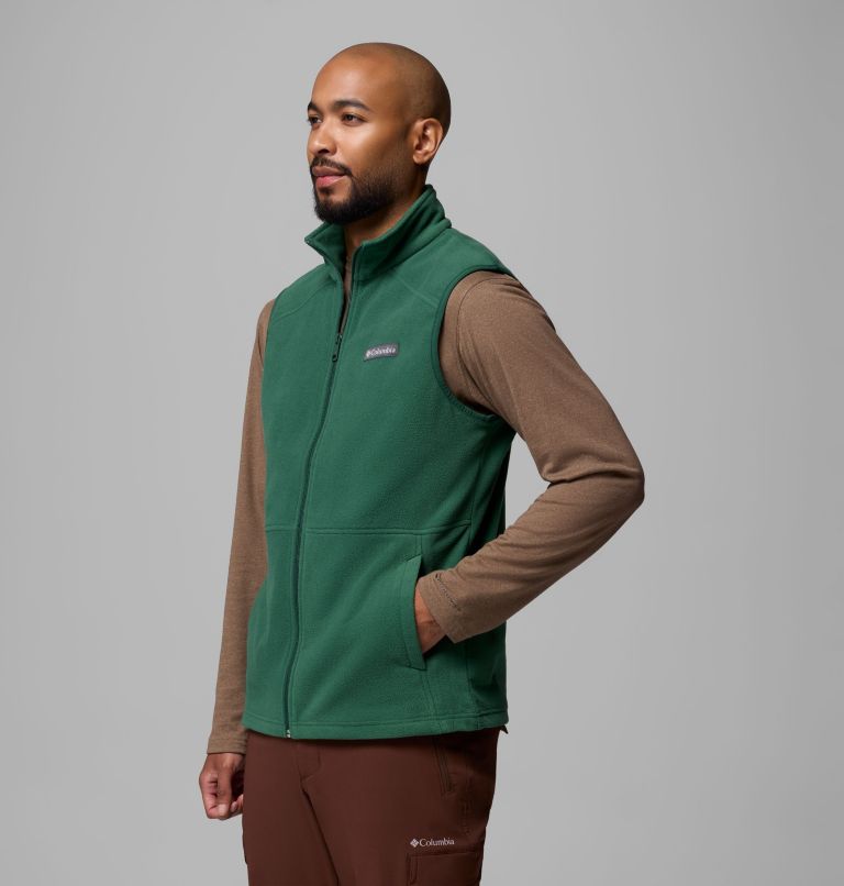 Men's Castle Dale Fleece Vest, Color: Rain Forest, image 4