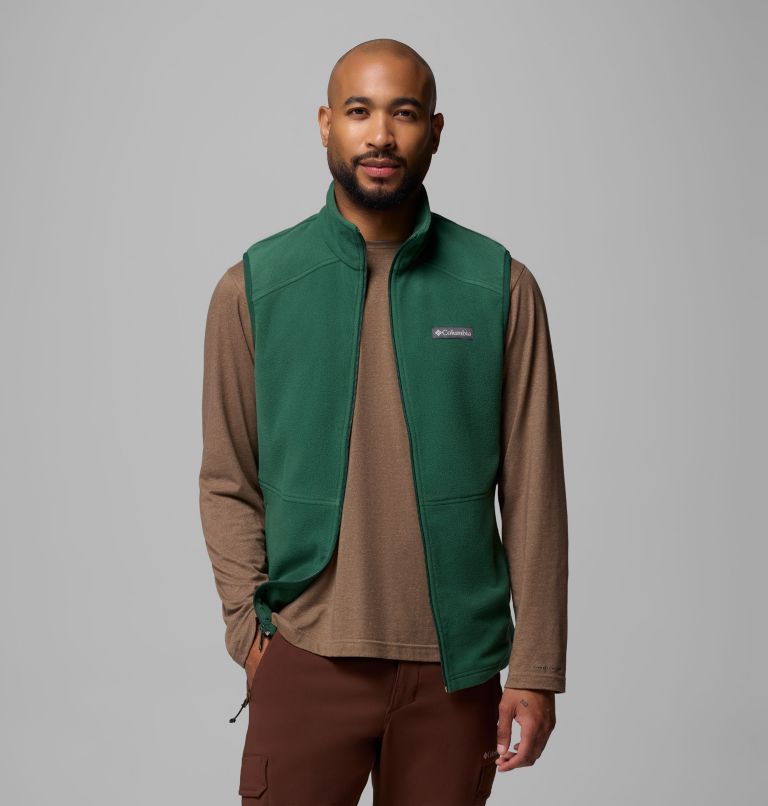 Men's Castle Dale Fleece Vest, Color: Rain Forest, image 5
