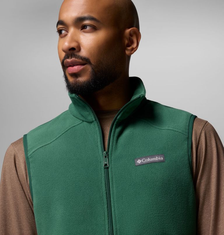 Men's Castle Dale Fleece Vest, Color: Rain Forest, image 6
