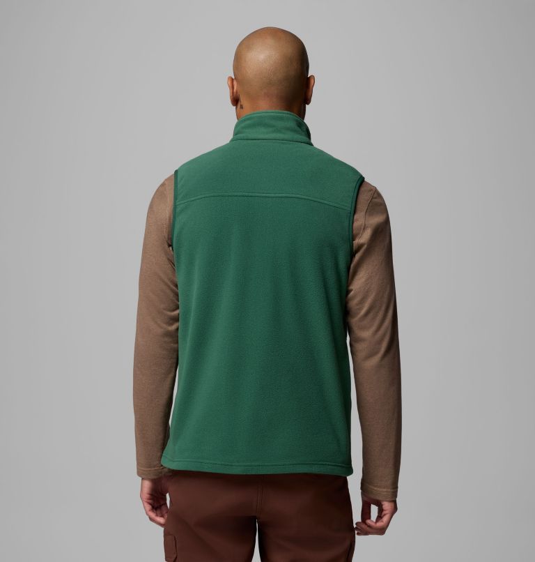 Men's Castle Dale Fleece Vest, Color: Rain Forest, image 3