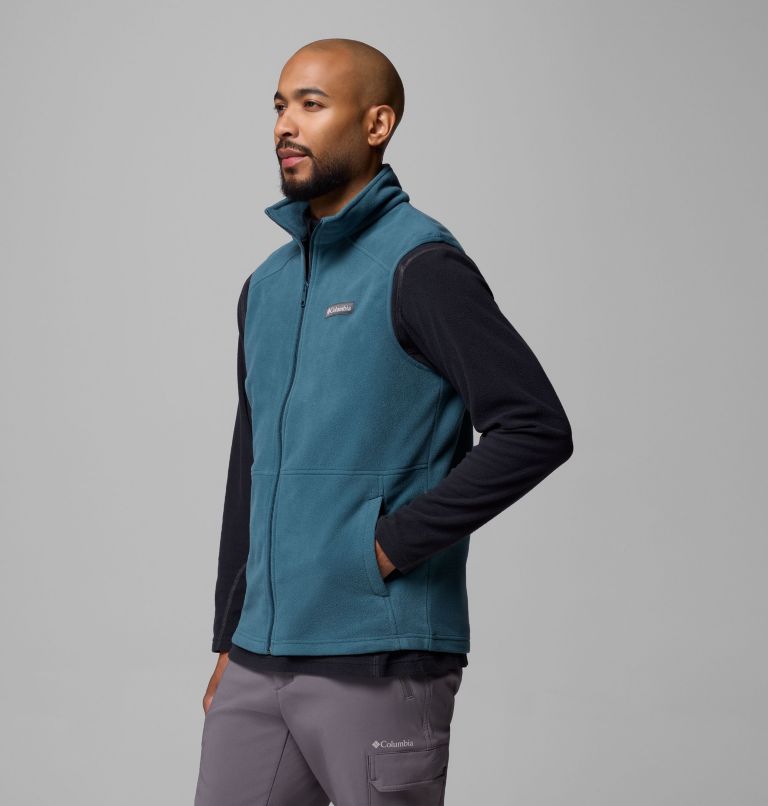 Men's Castle Dale Fleece Vest, Color: Everblue, image 4