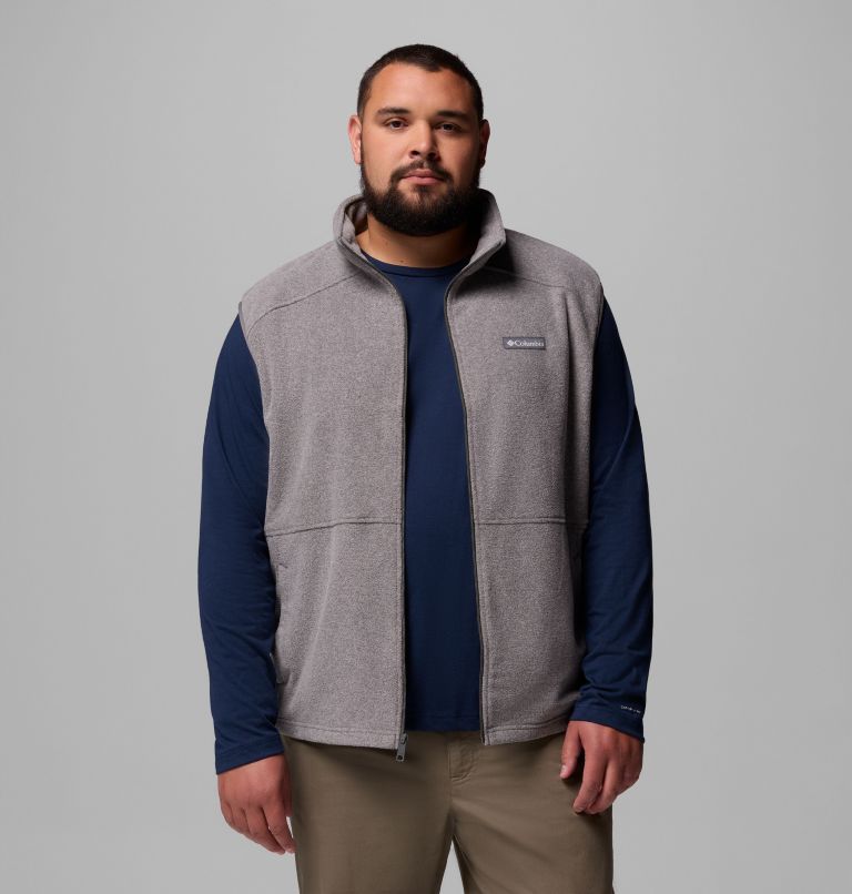 Men's Castle Dale Fleece Vest - Big, Color: Charcoal Heather, image 5