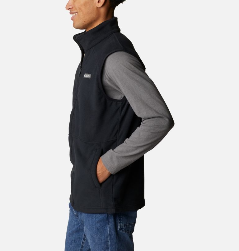 Men's Castle Dale Fleece Vest - Tall, Color: Black, image 3