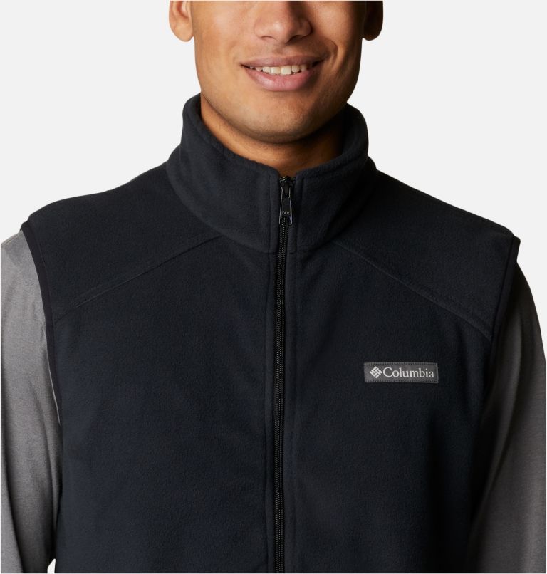 Men's Castle Dale Fleece Vest - Tall, Color: Black, image 4