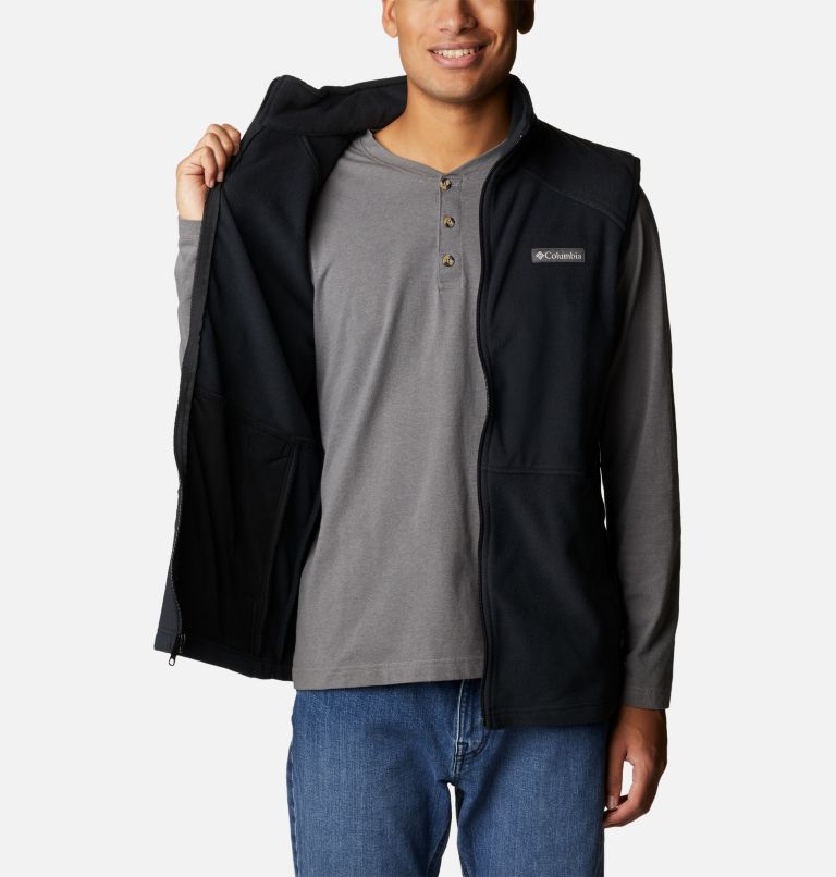 Men's Castle Dale Fleece Vest - Tall, Color: Black, image 5