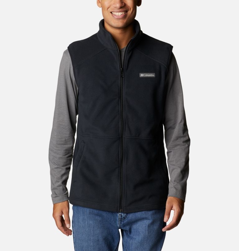 Men's Castle Dale Fleece Vest - Tall, Color: Black, image 1