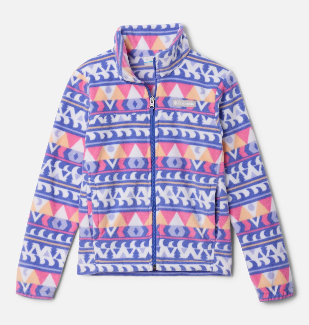 Girls' Castle Dale™ Printed Full Zip Fleece Jacket 1