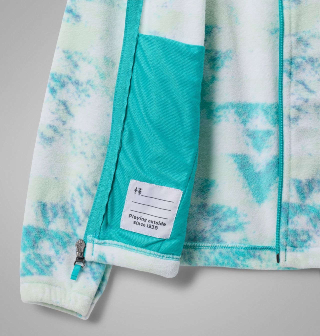 Girls' Castle Dale™ Printed Full Zip Fleece Jacket | 455 | XS 3