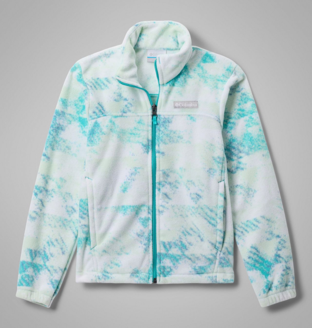 Girls' Castle Dale™ Printed Full Zip Fleece Jacket | 455 | XS 1
