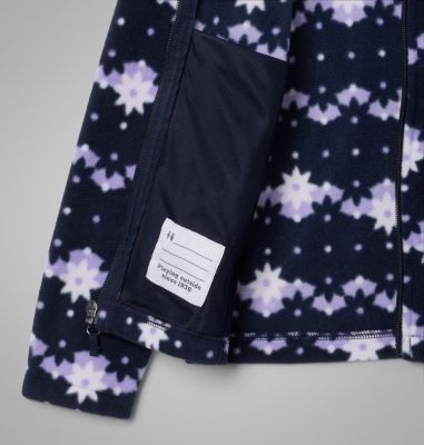 Castle Dale Fleece Jacke mit Print für Jugendliche, Color: Dark Nocturnal Daisy Dot, image 6