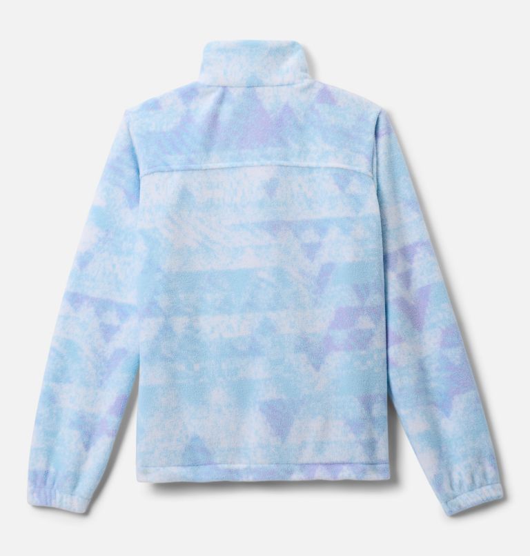 Manteau imprimé en laine polaire à fermeture éclair Castle Dale pour fille, Color: Spring Blue Distant Peaks, image 2