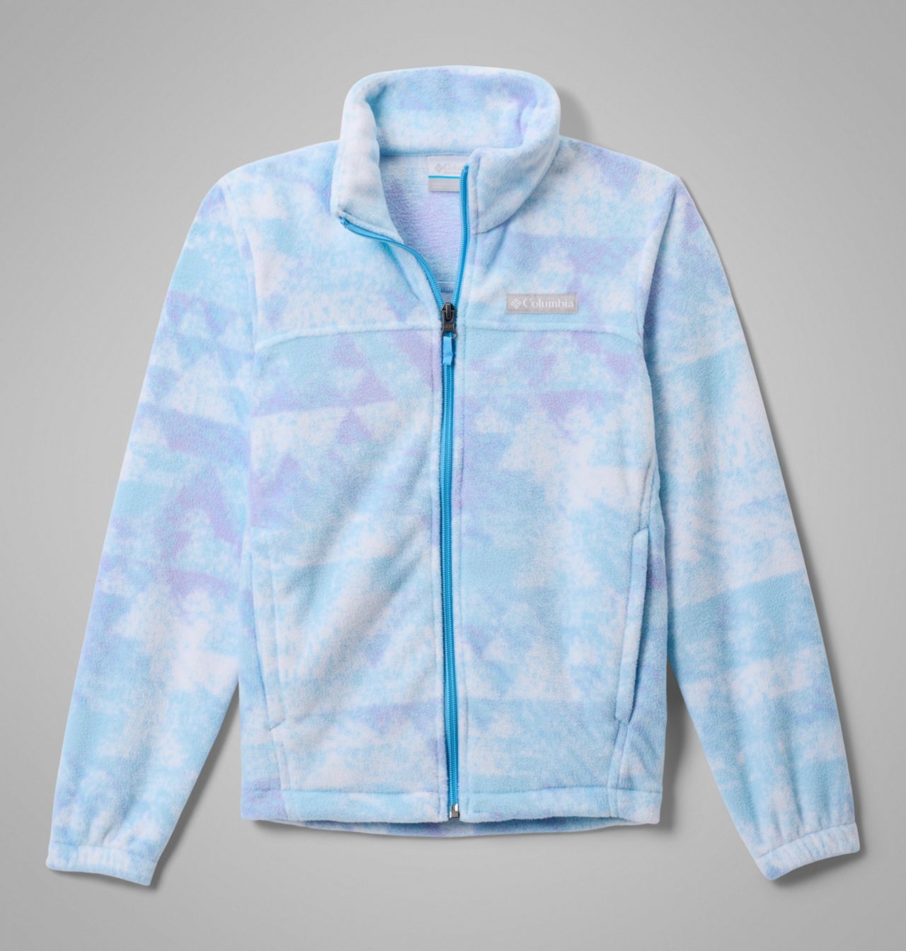 Girls' Castle Dale™ Printed Full Zip Fleece Jacket 1