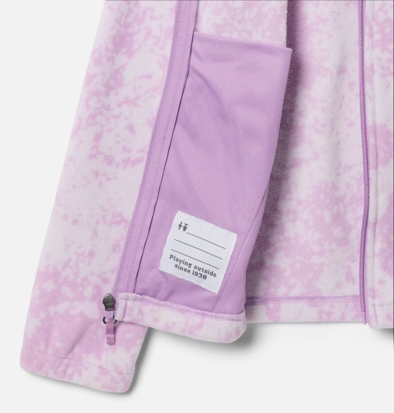 Girls' Castle Dale Printed Full Zip Fleece Jacket, Color: Gumdrop Whimsy, image 3