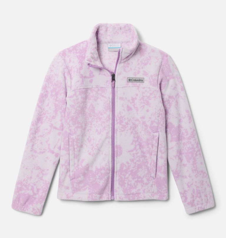 Girls' Castle Dale Printed Full Zip Fleece Jacket, Color: Gumdrop Whimsy, image 1