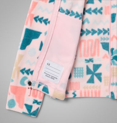 Castle Dale Fleece Jacke mit Print für Jugendliche, Color: Satin Pink Outerbounds, image 3