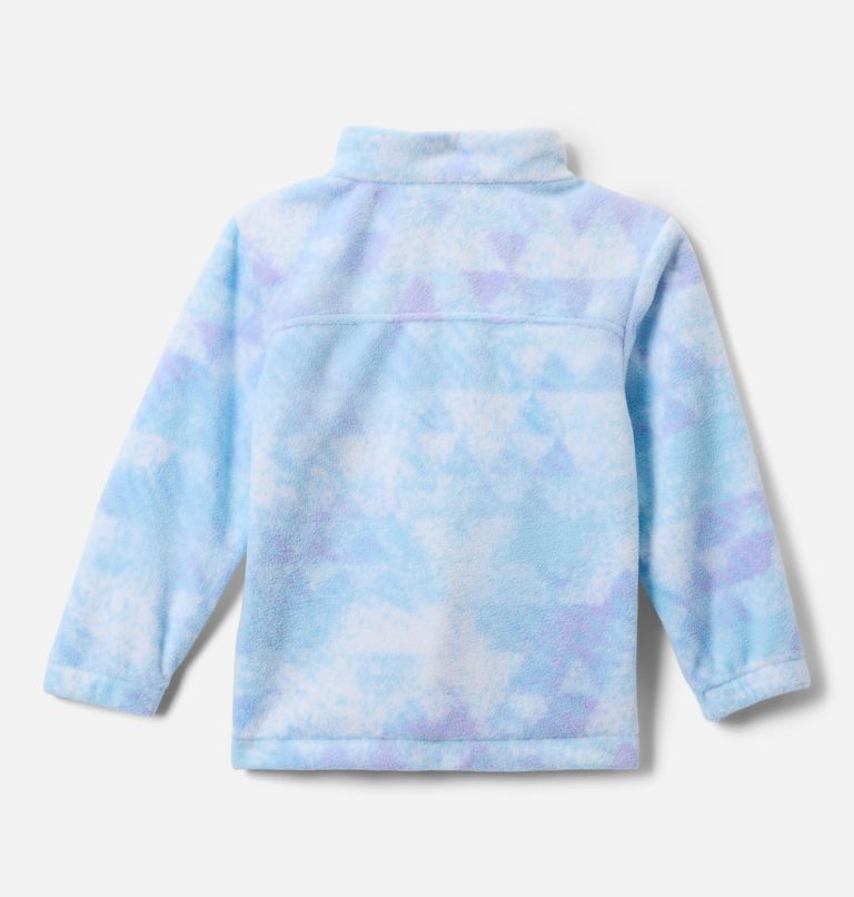 Girls' Toddler Castle Dale Printed Full Zip Fleece Jacket, Color: Spring Blue Distant Peaks, image 2