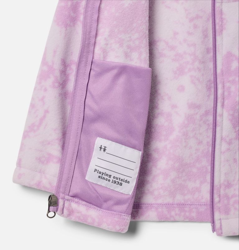 Girls' Toddler Castle Dale Printed Full Zip Fleece Jacket, Color: Gumdrop Whimsy, image 3