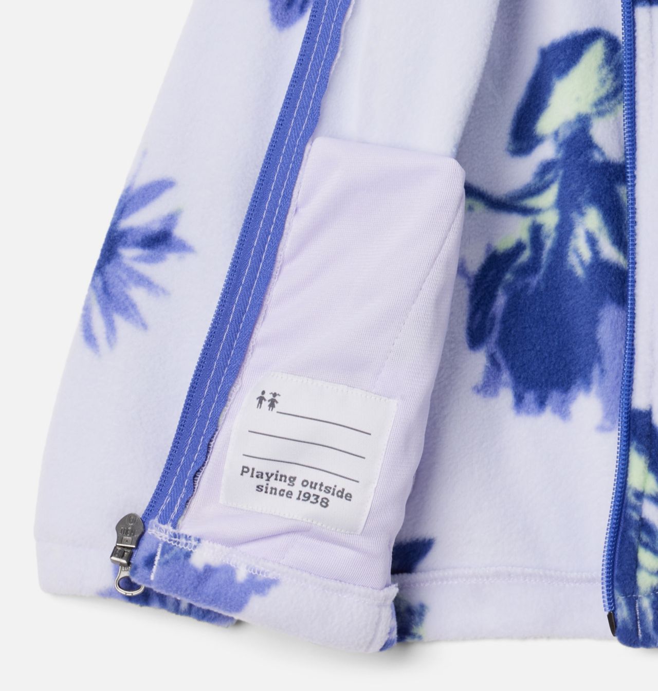 Manteau imprimé en laine polaire à fermeture éclair Castle Dale™ pour petite fille 3